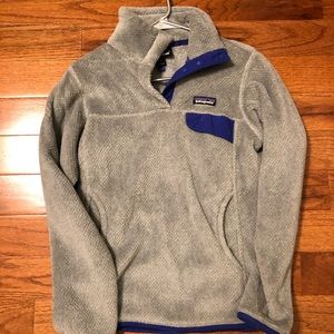 Gray Patagonia pullover